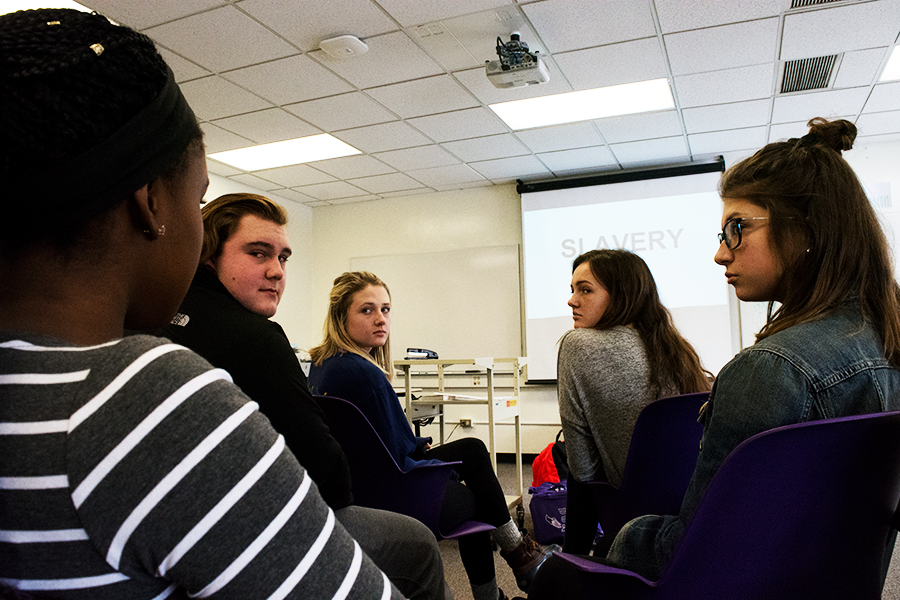 Group discusses school life as a racial minority