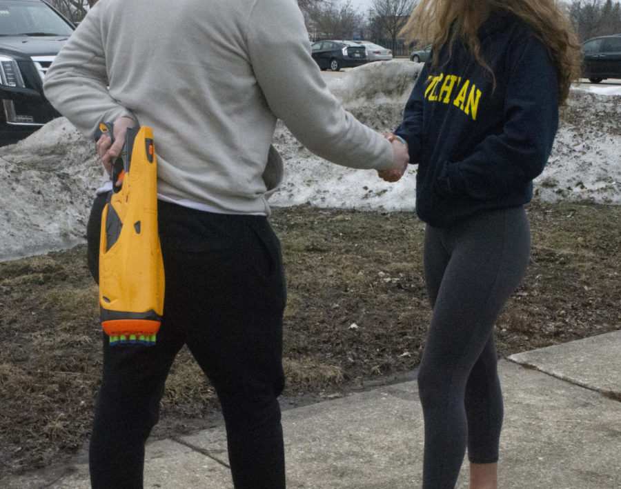 FRIEND OR FOE: Seniors questioned their friendships with classmates once the games commenced. Students have lied to each other for the chance to win a portion of the pot at the end of the games.