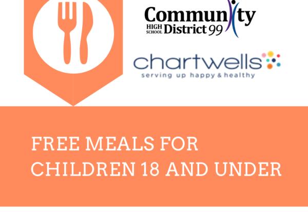 Feeding the community: District 99 and food service provider Chartwells have helped provide free meals for children throughout the district.