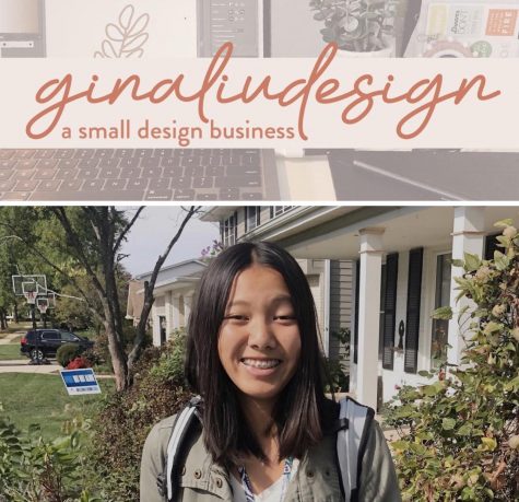 UP-AND-COMING: Freshman Gina Liu has turned her passion for art into a design business.