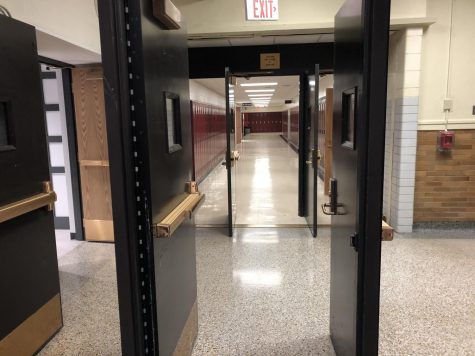 EMPTYING HALLS: Hybrid learning leaves most halls and classrooms barren.