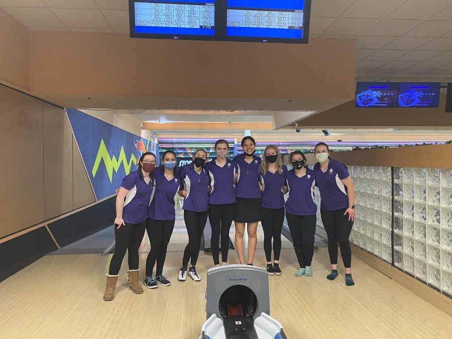 ON A ROLL: The girls' bowling team makes the most out of a short season. 