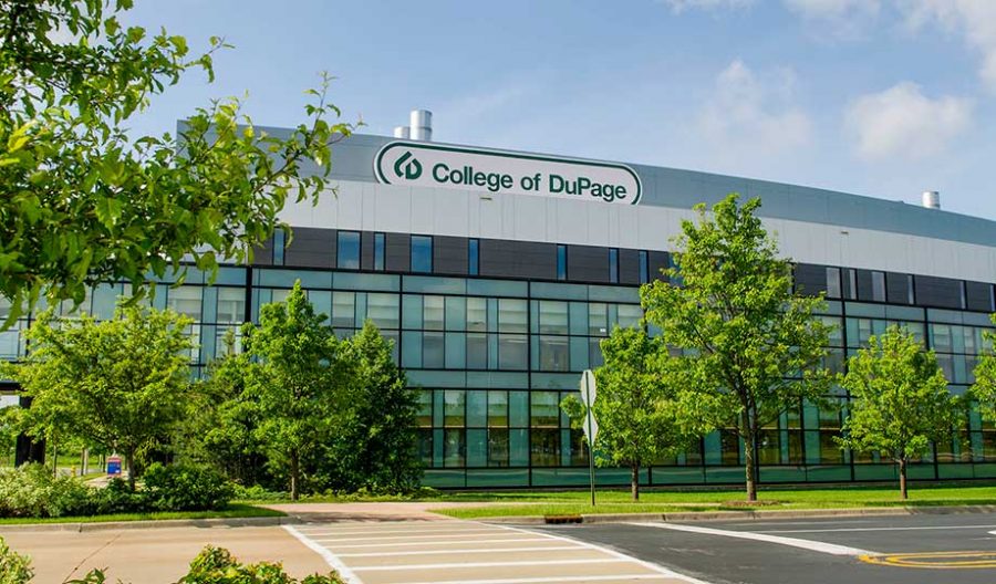 BREAKING THE STIGMA: College of DuPage's campus where more than 24 thousand students attend for their undergraduates or certificate.