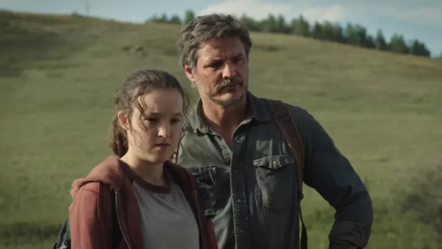 SURVIVAL: Ellie (Bella Ramsey) and Joel (Pedro Pascal) travel toward Wyoming. 