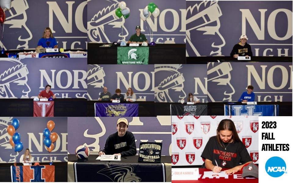 Ten athletes sign National Letter of Intent on fall signing day