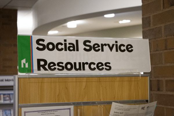 SERVICE FOR ALL: The library provides a variety of free resources to community members, with information on anything from job openings to the nearest shelter.